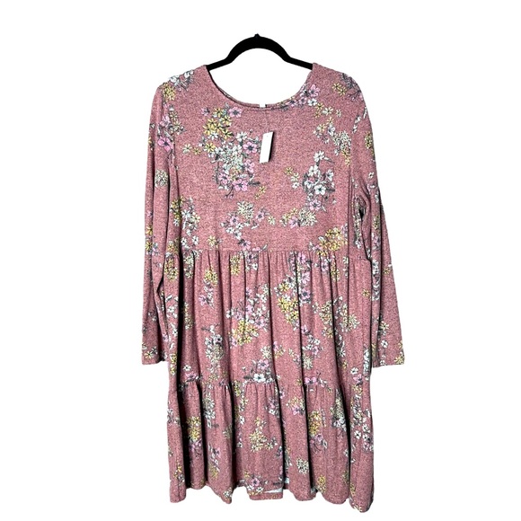 Maurices Mauve Floral Dress - Picture 1 of 3